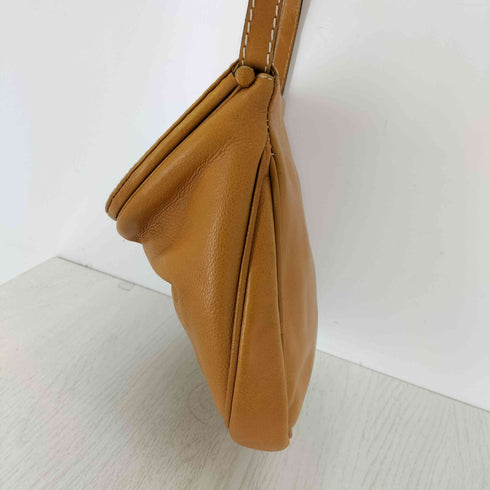 ボッテガヴェネタ BOTTEGA VENETA OLD がま口 レザー ショルダーバッグ レディース