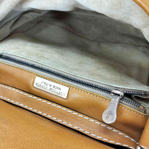 ボッテガヴェネタ BOTTEGA VENETA OLD がま口 レザー ショルダーバッグ レディース