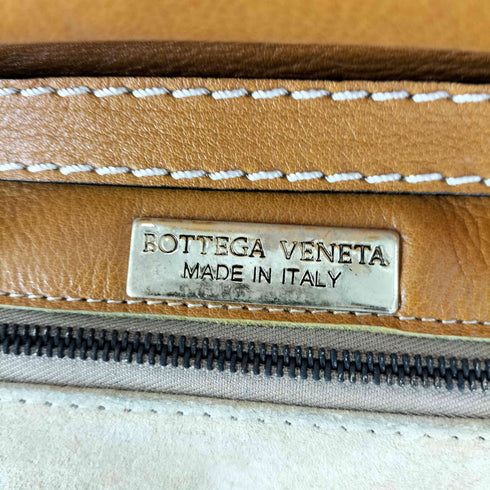 ボッテガヴェネタ BOTTEGA VENETA OLD がま口 レザー ショルダーバッグ レディース