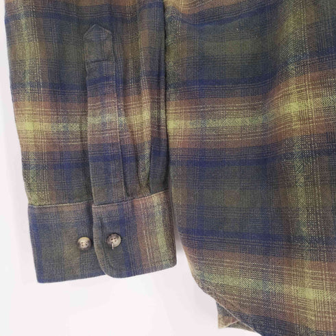 ペンドルトン PENDLETON Thomas Kay オンブレチェック ボタンダウン ネルシャツ メンズ import:L