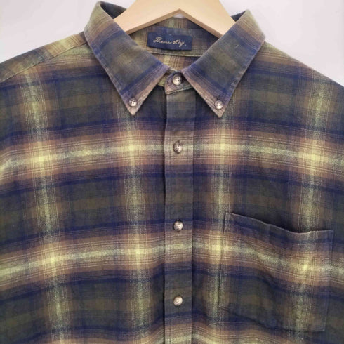 ペンドルトン PENDLETON Thomas Kay オンブレチェック ボタンダウン ネルシャツ メンズ import:L