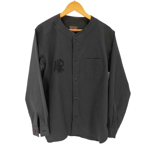 ミスターオリーブ MR.OLIVE ロゴワッペン ベースボールシャツ メンズ L