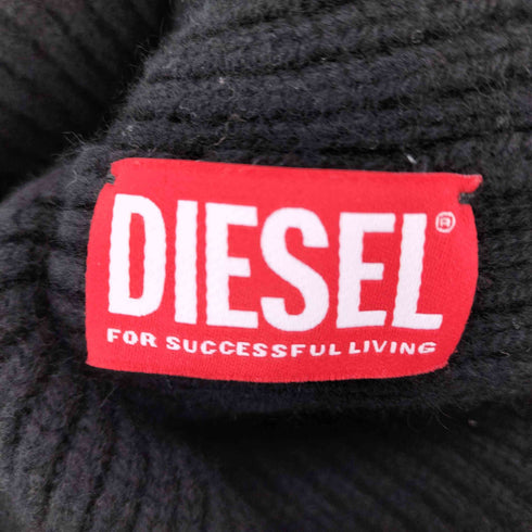 ディーゼル DIESEL ロゴ刺繍 ニット帽 ビーニー メンズ