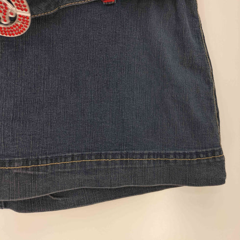 エコー ECKO ラインストーンベルト デニム ミニスカート Y2K レディース 11
