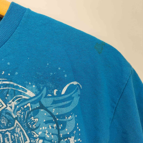 ラメ クロス クルーネックTシャツ Y2K メンズ