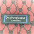 イヴサンローラン Yves Saint Laurent cravates 総柄 シルクネクタイ メンズ