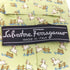 サルヴァトーレフェラガモ Salvatore Ferragamo 羊柄 シルクネクタイ メンズ