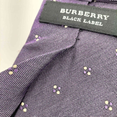 バーバリーブラックレーベル BURBERRY BLACK LABEL 総柄 シルクネクタイ メンズ