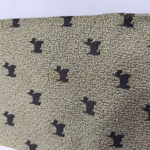 バーバリーズ BURBERRYS 犬柄 シルクネクタイ メンズ