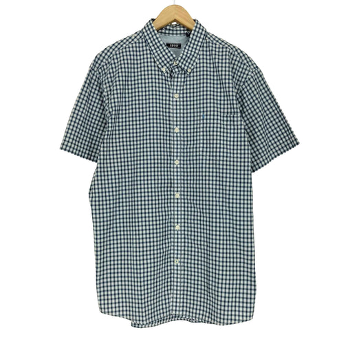 アイゾッド IZOD ボタンダウンショートスリーブチェックシャツ メンズ JPN:XL
