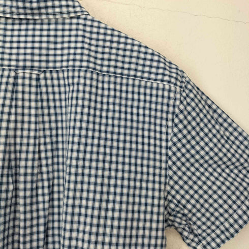アイゾッド IZOD ボタンダウンショートスリーブチェックシャツ メンズ JPN:XL