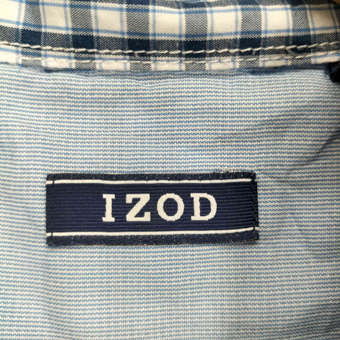 アイゾッド IZOD ボタンダウンショートスリーブチェックシャツ メンズ JPN:XL