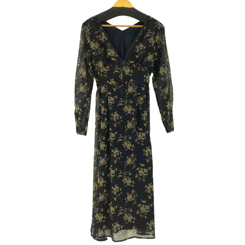 アメリヴィンテージ Ameri VINTAGE NOSTALGIC LONG DRESS ノスタルジック ロング ドレス ワンピース レディース JPN:S