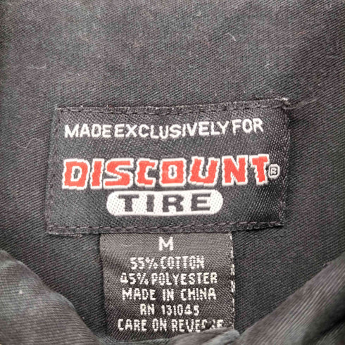 DISCOUNT 企業ロゴ ショートスリーブ ワークシャツ メンズ JPN:M
