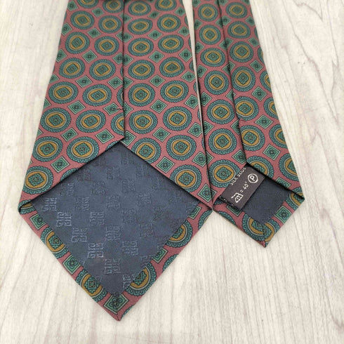 ジバンシィ GIVENCHY 総柄 シルクネクタイ メンズ