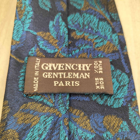 ジバンシィ GIVENCHY 総柄 シルクネクタイ メンズ