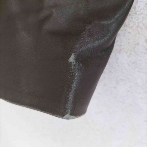 アルチザン ARTISAN 00S lamb leather ジップアップレザージャケット Y2K レディース JPN:S