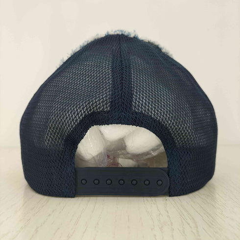 ヨシノリコタケ YOSHINORI KOTAKE 星柄 ワッペン ダメージ加工 デニム メッシュキャップ メンズ