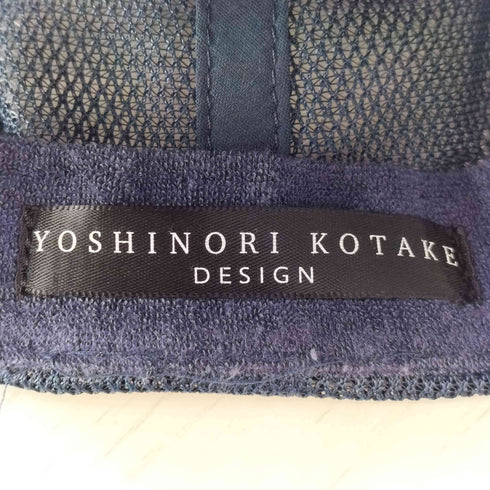 ヨシノリコタケ YOSHINORI KOTAKE 星柄 ワッペン ダメージ加工 デニム メッシュキャップ メンズ