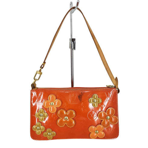 ルイヴィトン LOUIS VUITTON モノグラム ヴェルニ アクセソワール レキシントン フラワー monogram vernis lexington accessory pouch CA1021 レディース