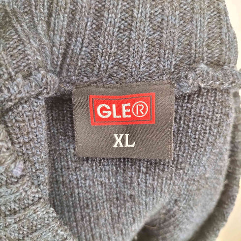 GLE コットンアクリル ジップカーディガン メンズ JPN:XL