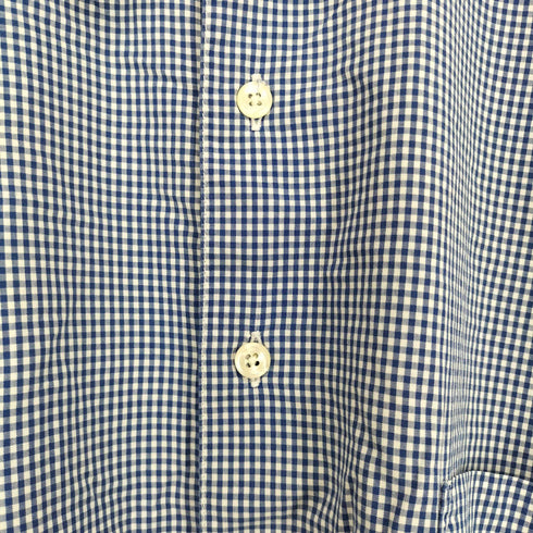 エディーバウアー Eddie Bauer 白タグ ギンガムチェック ロングスリーブシャツ メンズ JPN:XL