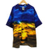 OCEAN CURRENT オーシャンカレント 韓国製 サンダープリントアロハシャツ メンズ import:L