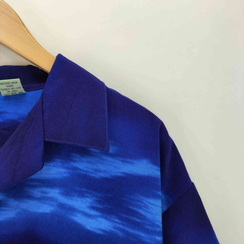 OCEAN CURRENT オーシャンカレント 韓国製 サンダープリントアロハシャツ メンズ import:L
