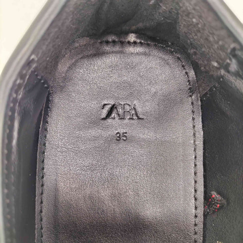 ザラ ZARA スクエアトゥ ローファー レディース EUR:35