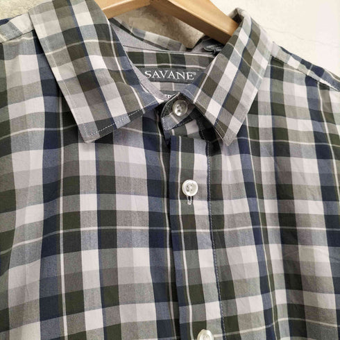 SAVANE ショートスリーブチェックシャツ メンズ JPN:XL