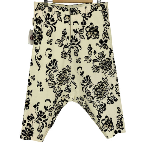 コムデギャルソンオムプリュス COMME des GARCONS HOMME PLUS 22SS FLORAL PRINT CROPPED フローラルプリント クロップド サルエルパンツ レディース JPN:XS
