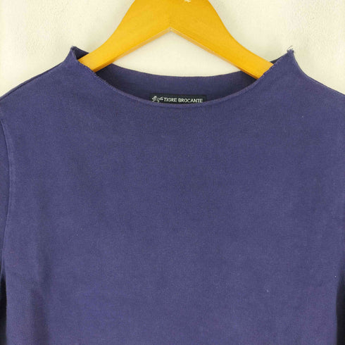 ティグルブロカンテ TIGRE BROCANTE カットオフ ボートネック カットソー レディース JPN:XS