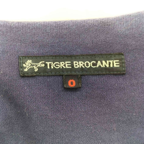 ティグルブロカンテ TIGRE BROCANTE カットオフ ボートネック カットソー レディース JPN:XS