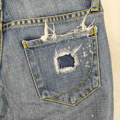 Paper Denim & Cloth Y2k フレアデニム ripper レディース 24inch