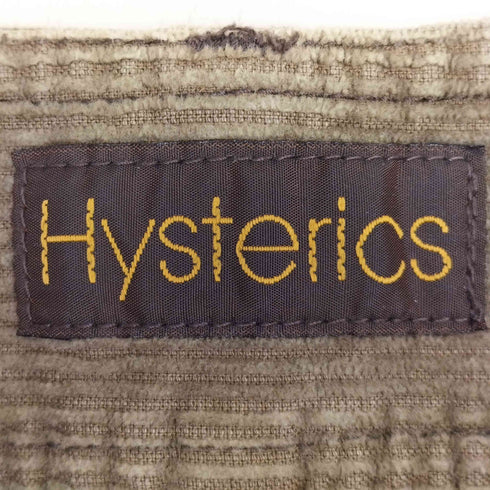 ヒステリックグラマー HYSTERIC GLAMOUR 00s ベルデット コーデュロイ スリッド サイドジップ ミニスカート レディース JPN:S