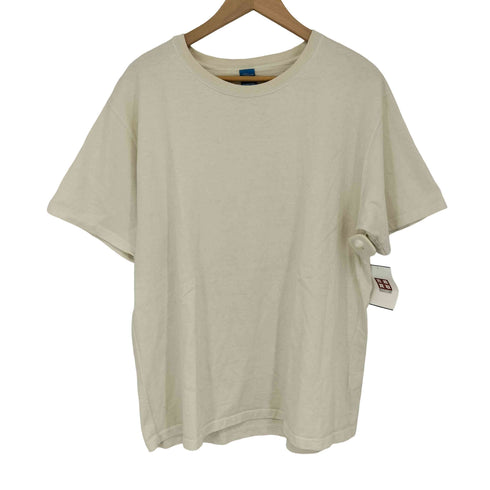 グッドオン good on MADE IN USA 生成り ビッグシルエット 製品染め S/S Tシャツ メンズ JPN:XL