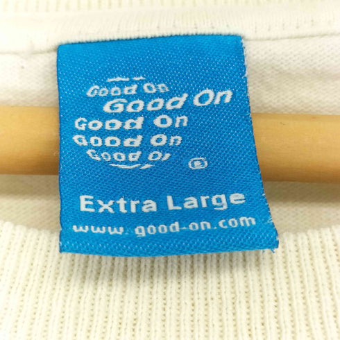 グッドオン good on MADE IN USA 生成り ビッグシルエット 製品染め S/S Tシャツ メンズ JPN:XL