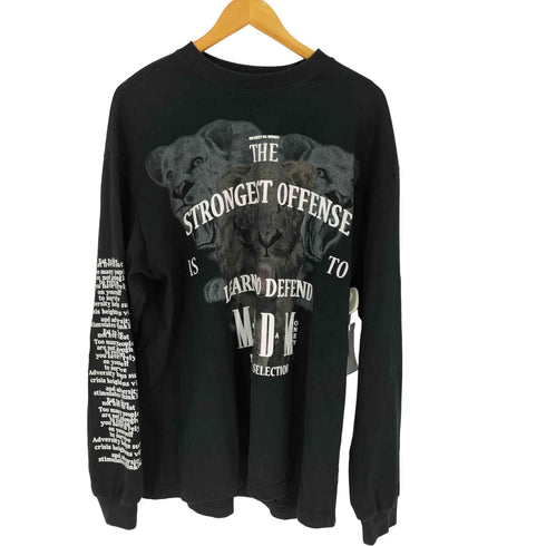 ミスターエンジョイダマネー MR ENJOY DA MONEY グラフィックプリント ロングスリーブ Tシャツ メンズ JPN:L