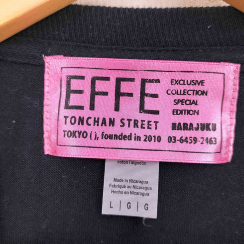 エッフェビームス EFFE BEAMS 両面プリント 長袖Tシャツ メンズ JPN:L