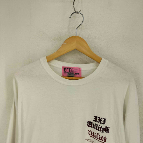 エッフェビームス EFFE BEAMS 袖プリント 長袖Tシャツ メンズ JPN:XL