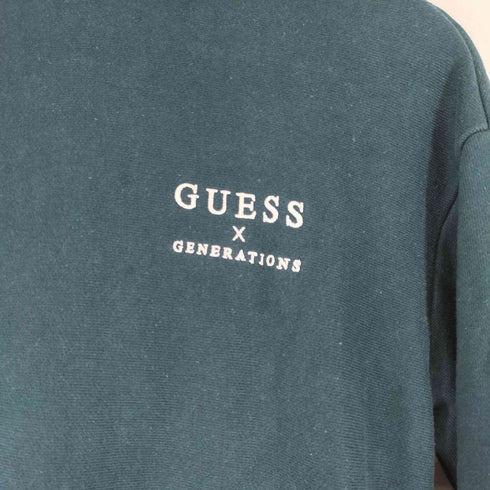 ゲス GUESS コラボ プリントプルオーバーパーカー メンズ import:S
