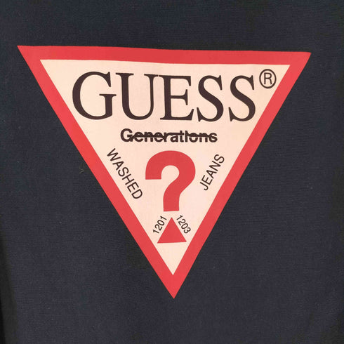 ゲス GUESS コラボ プリントプルオーバーパーカー メンズ import:S