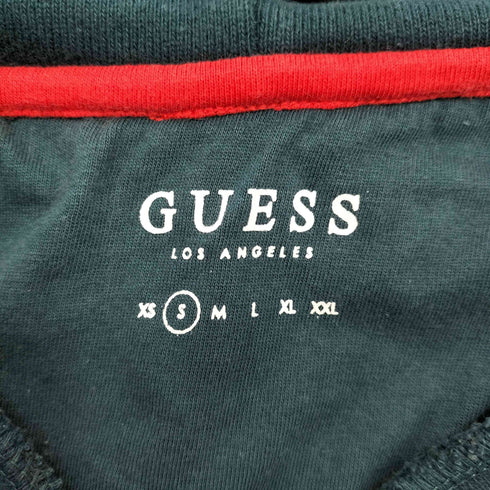ゲス GUESS コラボ プリントプルオーバーパーカー メンズ import:S