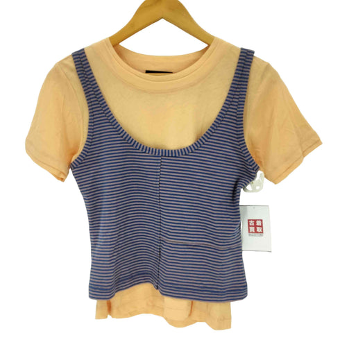 メゾンスペシャル MAISON SPECIAL Layered Color Compact T-Shirt レディース FREE