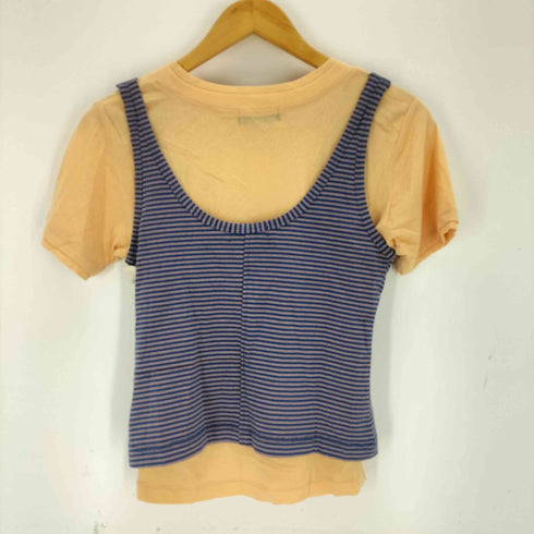 メゾンスペシャル MAISON SPECIAL Layered Color Compact T-Shirt レディース FREE