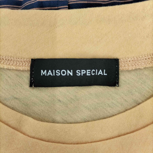 メゾンスペシャル MAISON SPECIAL Layered Color Compact T-Shirt レディース FREE