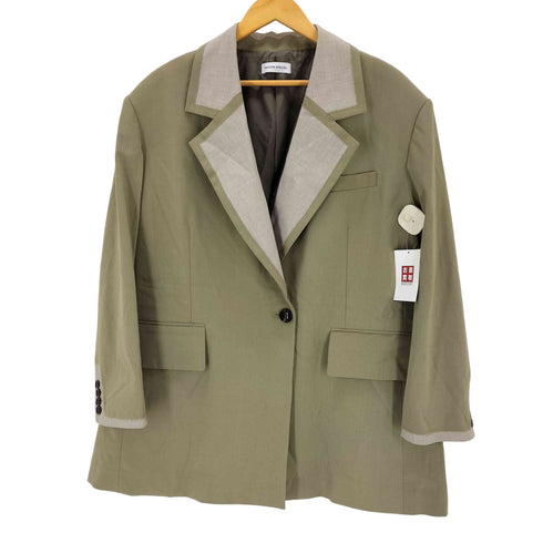メゾンスペシャル MAISON SPECIAL Lapel Design Over Jacket ラペルデザイン オーバー ジャケット レディース FREE