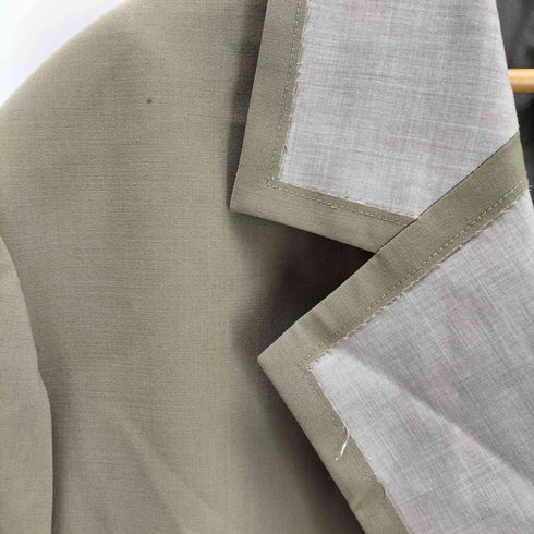 メゾンスペシャル MAISON SPECIAL Lapel Design Over Jacket ラペルデザイン オーバー ジャケット レディース FREE