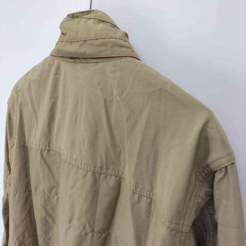 エディーバウアー Eddie Bauer 裏地メッシュ フラップポケット スタンドネック ハンティングジャケット メンズ import:L