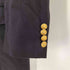 ポロバイラルフローレン Polo by RALPH LAUREN 2B テーラードジャケット ブレザー 紺ブレ 金ボタン メンズ T165 A4